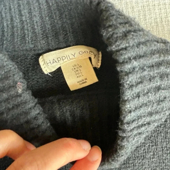 Happily Grey sweater skirt set black western cowgirl coastal cowgirl cozy fall - Picture 4 of 12